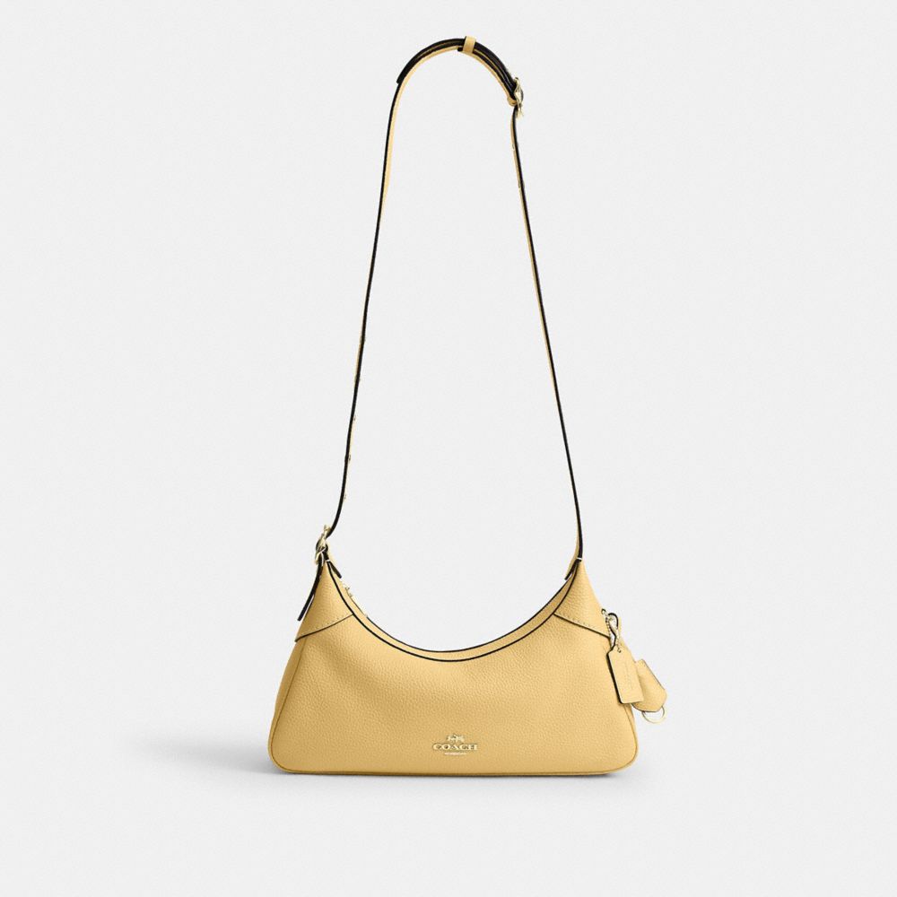 Coach Ella Small Shoulder Bag Gold Soft Yellow