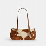 Coach Asher Shoulder Bag In Haircalf With Cow Print Gold Cow Multi