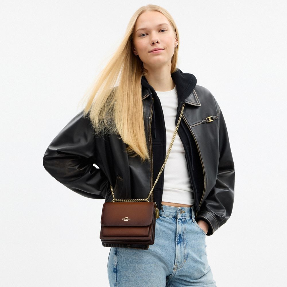 Coach Mini Klare Crossbody Bag Gold Redwood