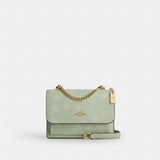 Coach Mini Klare Crossbody Bag With Floral Print Gold Pale Green