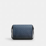 Coach Jack Messenger Bag In Ombre Signature Canvas Silver Blue