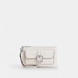 Coach Ashton Wristlet Silver Chalk