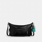 Coach Finn Crossbody Bag With Pockets And Charms Silver Black