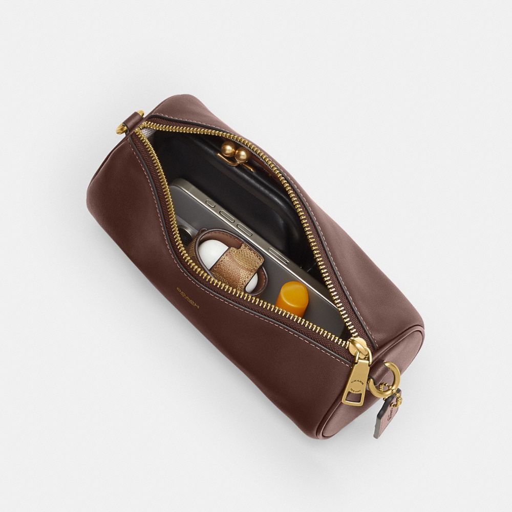 Coach Barrel Bag Brass Maple