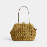 Coach Kisslock Frame Bag 27 Brass Muted Olive
