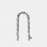 Coach Link Chain Strap Silver