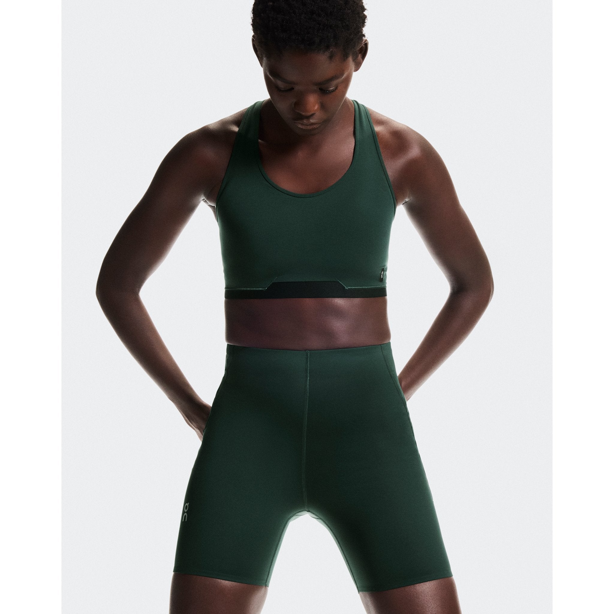 On Train Tights Short Obsidian