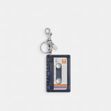 Coach Cassette Bag Charm Black