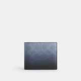 Coach 3 In 1 Wallet In Ombre Signature Canvas Blue