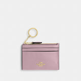 Coach Mini Skinny Id Case Gold Carnation