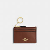 Coach Mini Skinny Id Case Gold Redwood