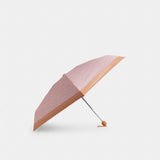 Coach Uv Protection Mini Umbrella In Signature Silver Powder Pink