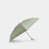 Coach Uv Protection Mini Umbrella With Floral Print Silver Pale Green