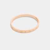Coach Repeated C Hinged Bangle Rose Gold
