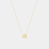 Coach Repeated C Rondelle Necklace Gold