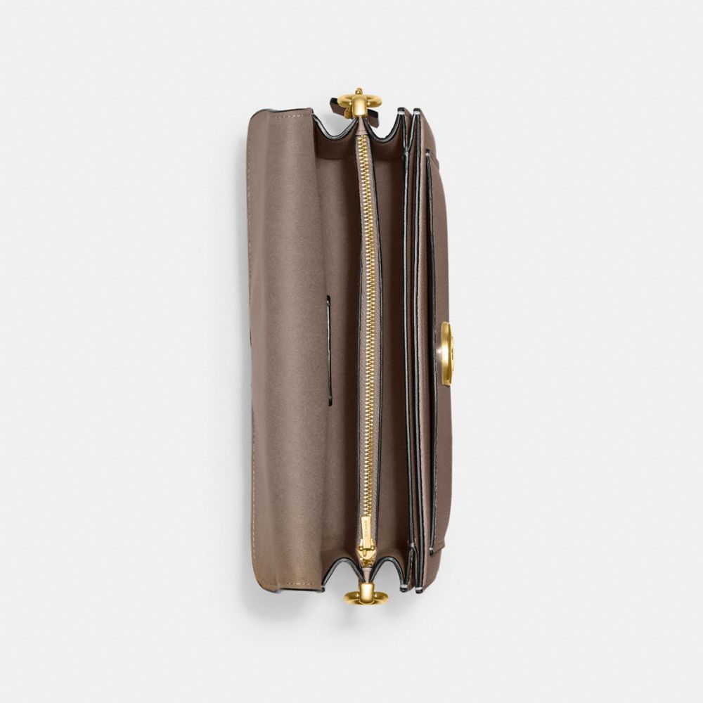 Coach Tabby Shoulder Bag 26 Brass Dark Stone