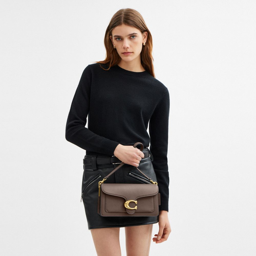 Coach Tabby Shoulder Bag 26 Brass Dark Stone