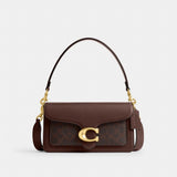 Coach Tabby Shoulder Bag 26 In Signature Canvas Brass Maple