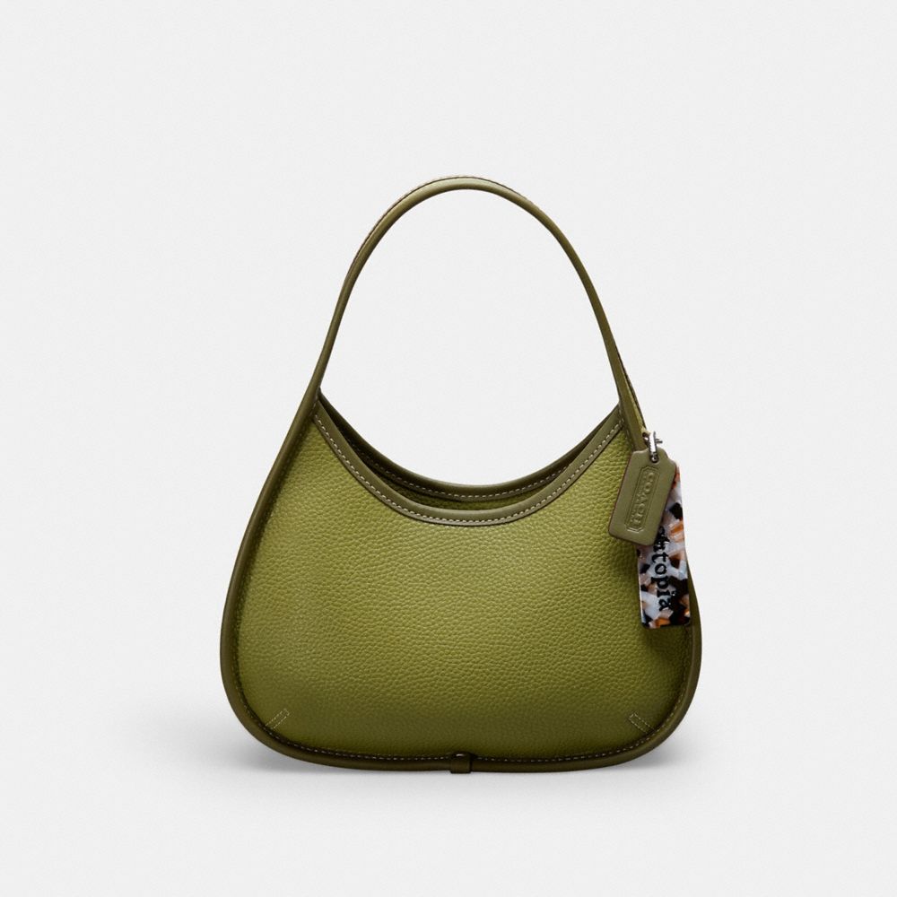 Coach Ergo Bag In Coachtopia Leather Olive Green
