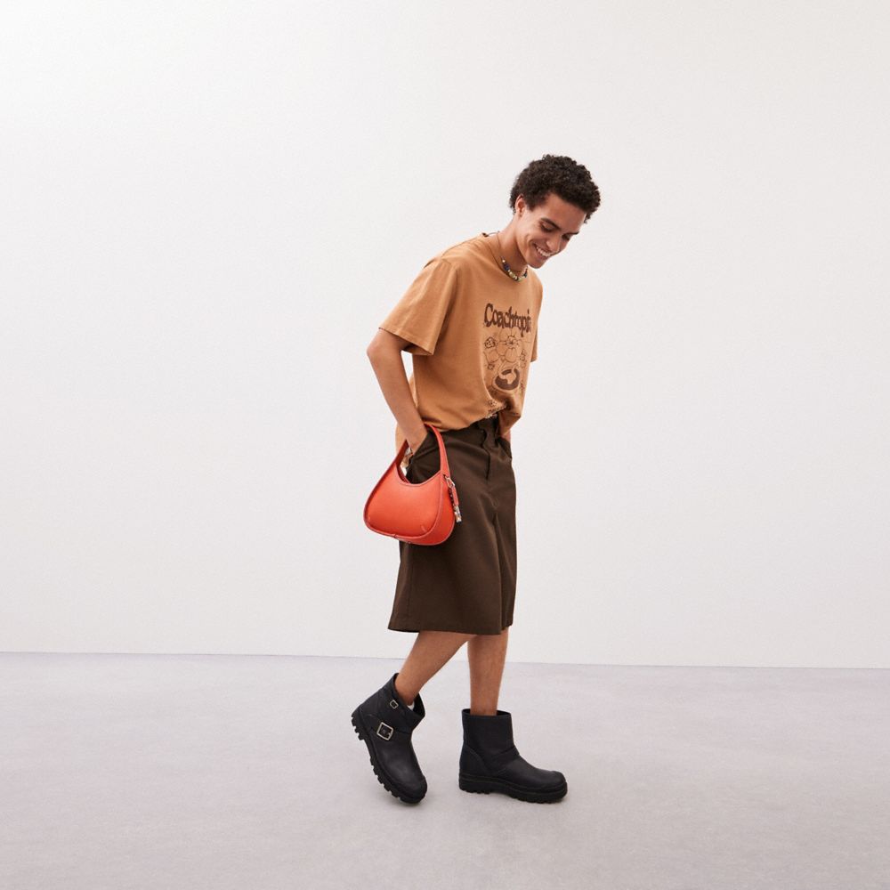 Coach Ergo Bag In Coachtopia Leather Deep Orange