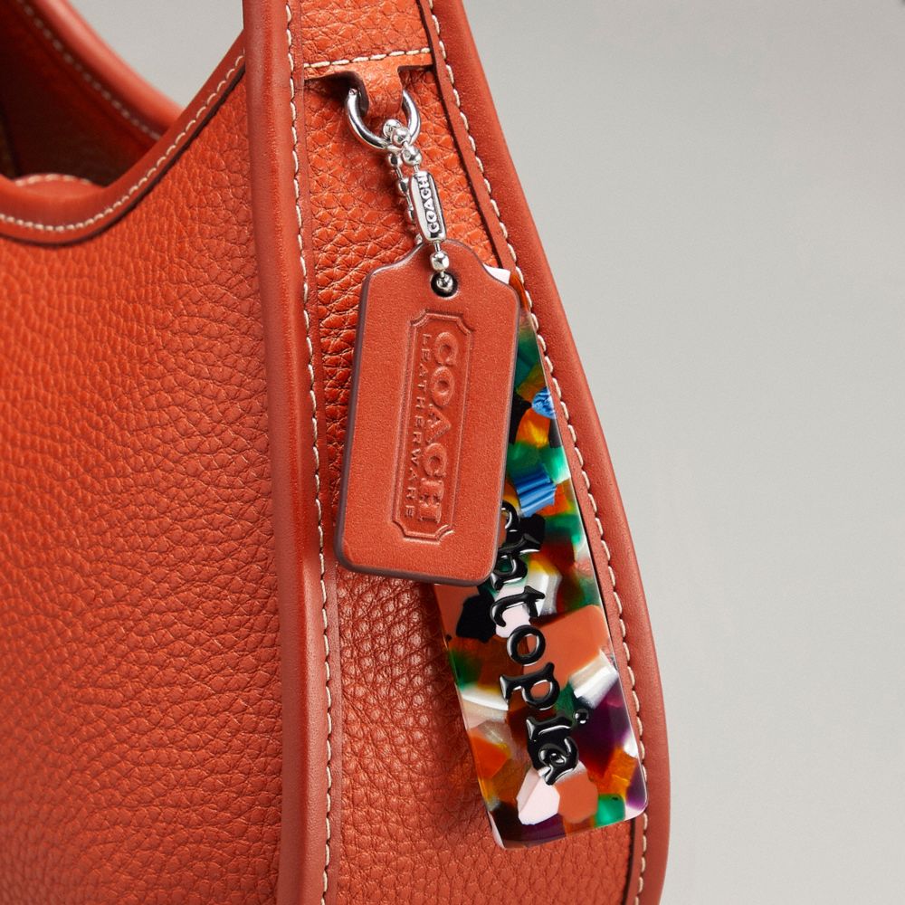 Coach Ergo Bag In Coachtopia Leather Deep Orange