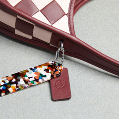 Coach Ergo Bag In Checkerboard Upcrafted Leather Wine Pink