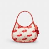 Coach Ergo Bag In Coachtopia Leather With Cherry Print Cloud Multi
