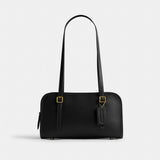 Coach Swing Zip Bag Brass Black