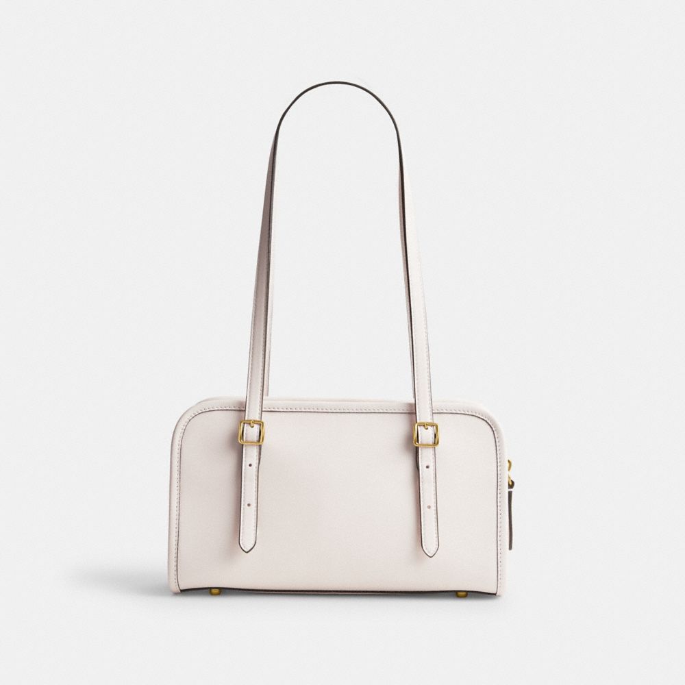 Coach Swing Zip Bag Brass Chalk