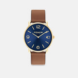 Coach Elliot Watch, 41 Mm Saddle Navy