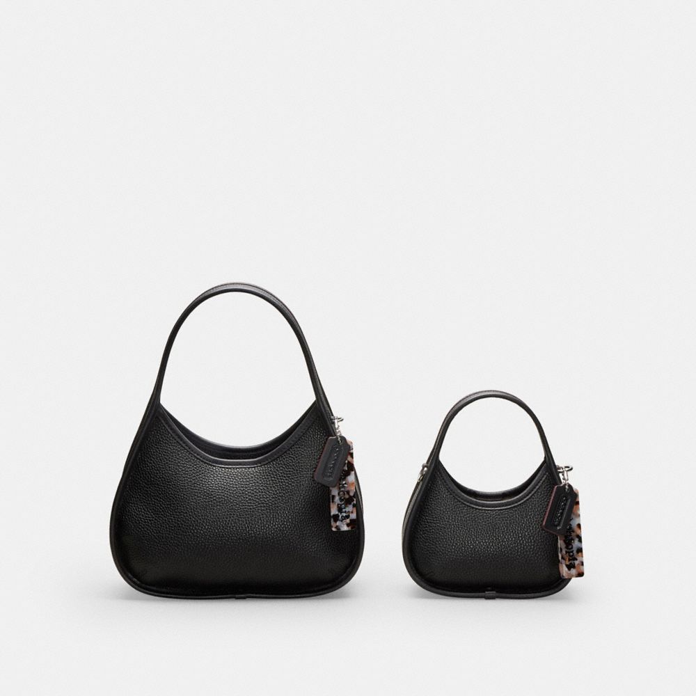 Coach Mini Ergo Bag In Coachtopia Leather Lime Green Sunflower