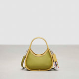 Coach Mini Ergo Bag In Coachtopia Leather Lime Green Sunflower