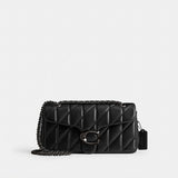 Coach Tabby Shoulder Bag 26 With Pillow Quilting Pewter Black
