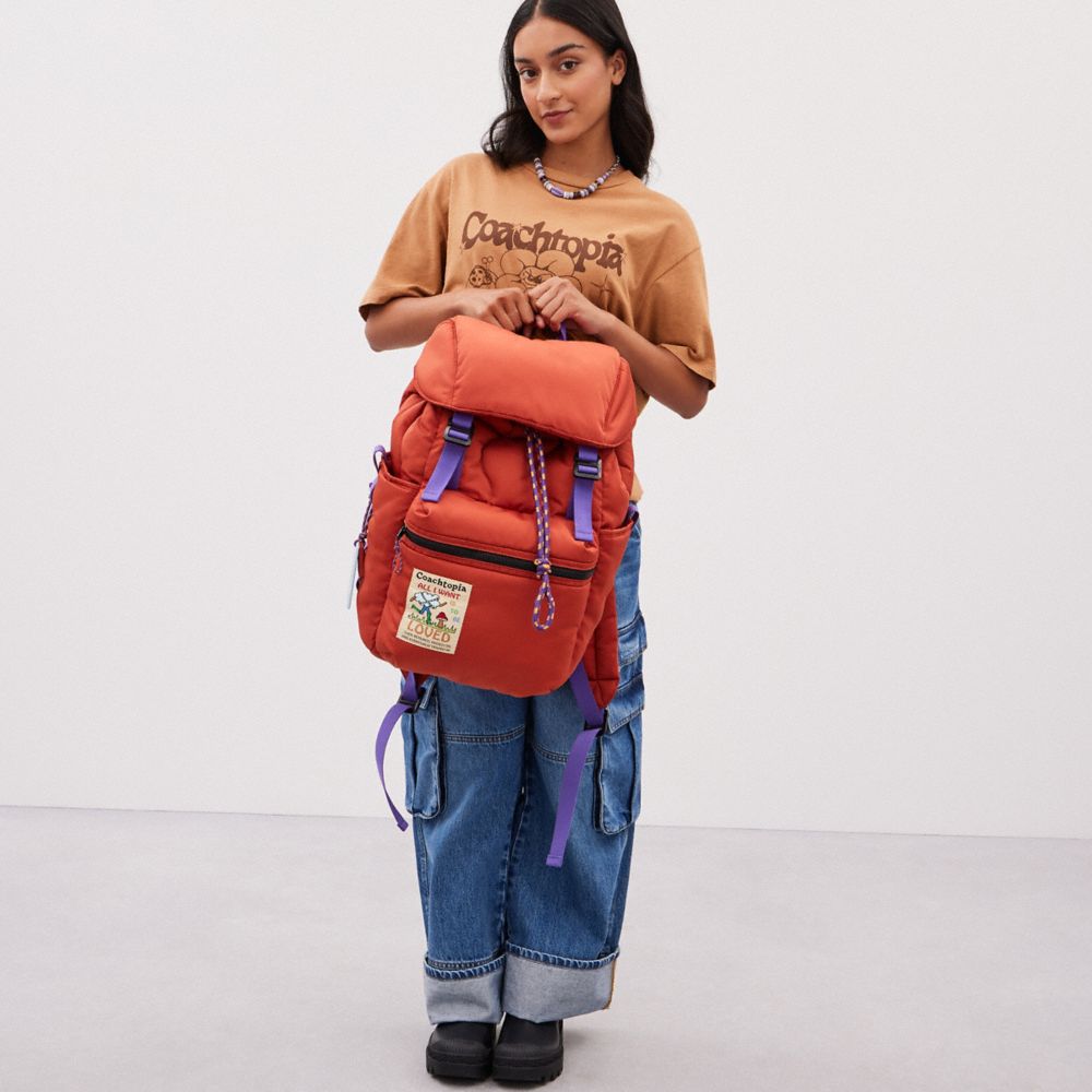Coach Coachtopia Loop Backpack Deep Orange