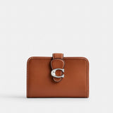 Coach Tabby Medium Wallet Silver Burnished Amber