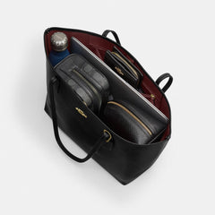 Coach City Tote Bag Gold Black