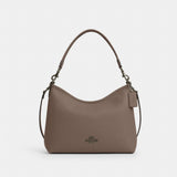 Coach Laurel Shoulder Bag Gunmetal Dark Stone