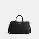 Coach Georgia Satchel Bag Gold Black