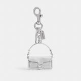 Coach Tabby Bag Charm Silver Silver