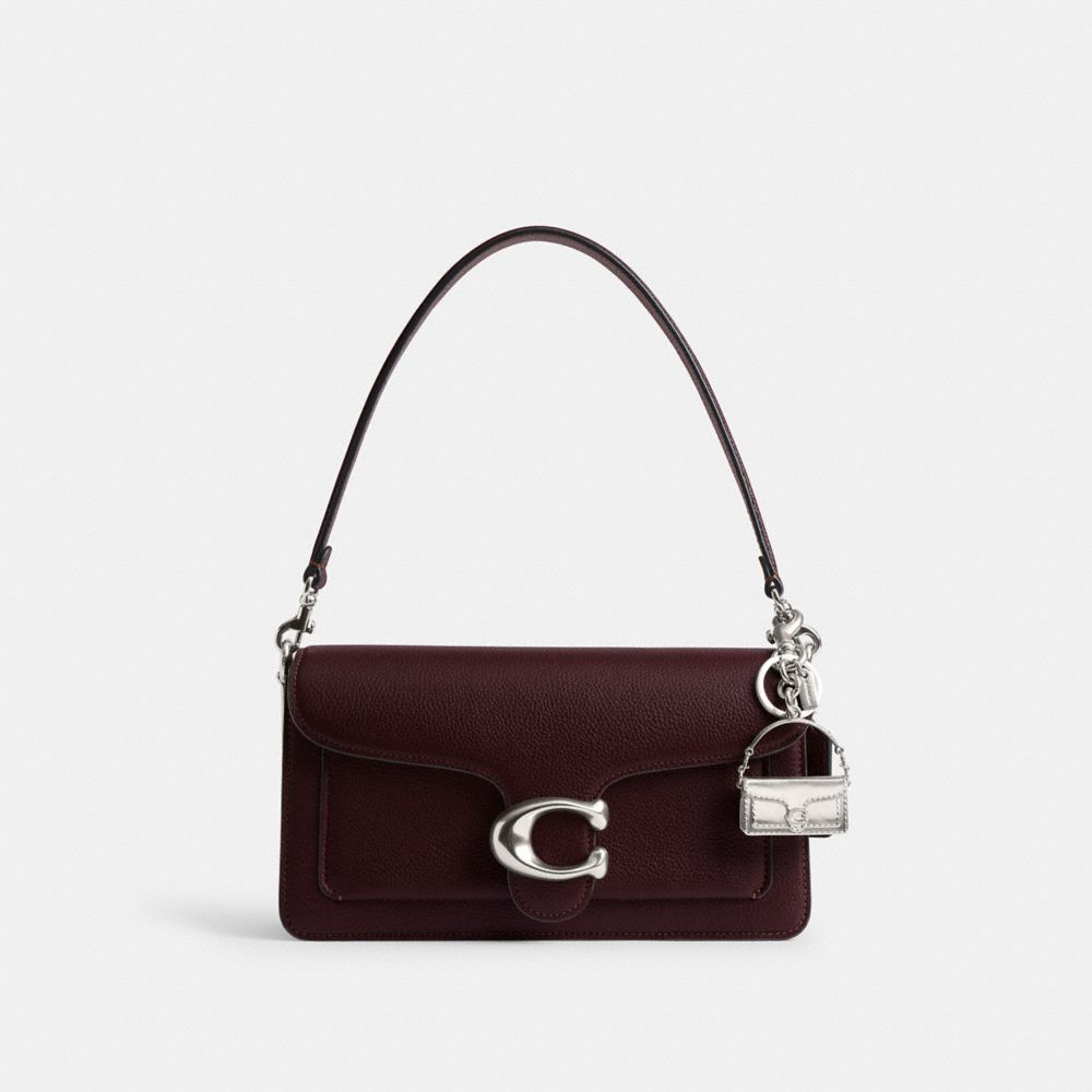 Coach Tabby Bag Charm Silver Silver