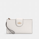 Coach Phone Wallet Gold Chalk
