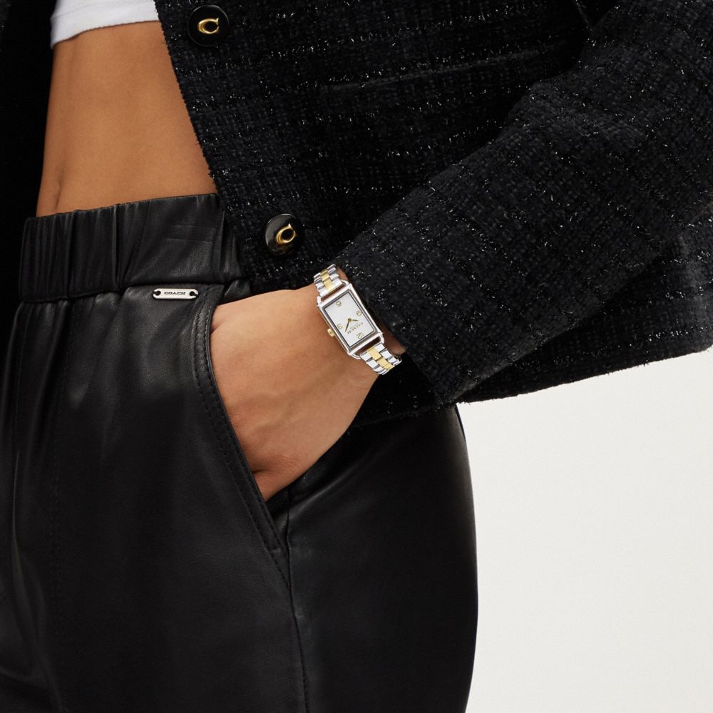 Coach Liz Watch, 30 Mm X 22 Mm Two Tone