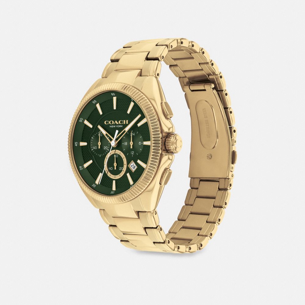 Coach Jackson Watch, 45 Mm Gold