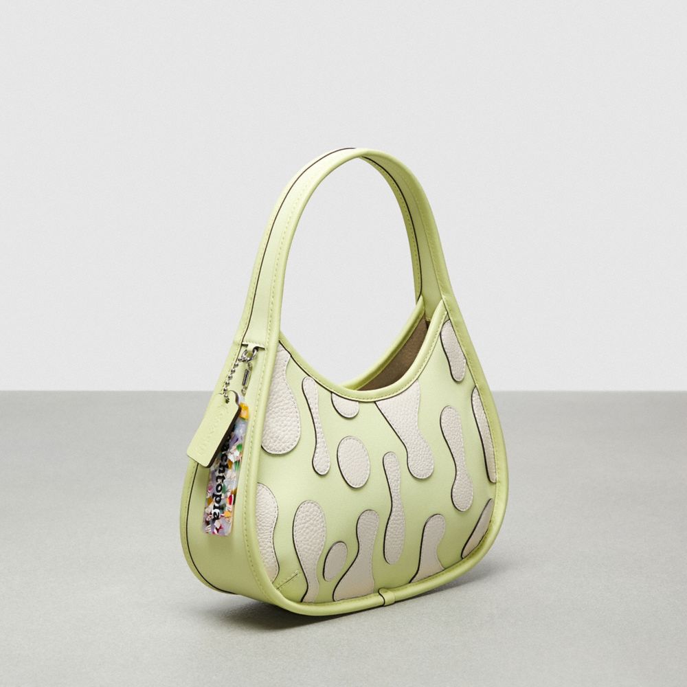 Coach Ergo Bag In Coachtopia Leather With Lava Appliqué Pale Lime Multi