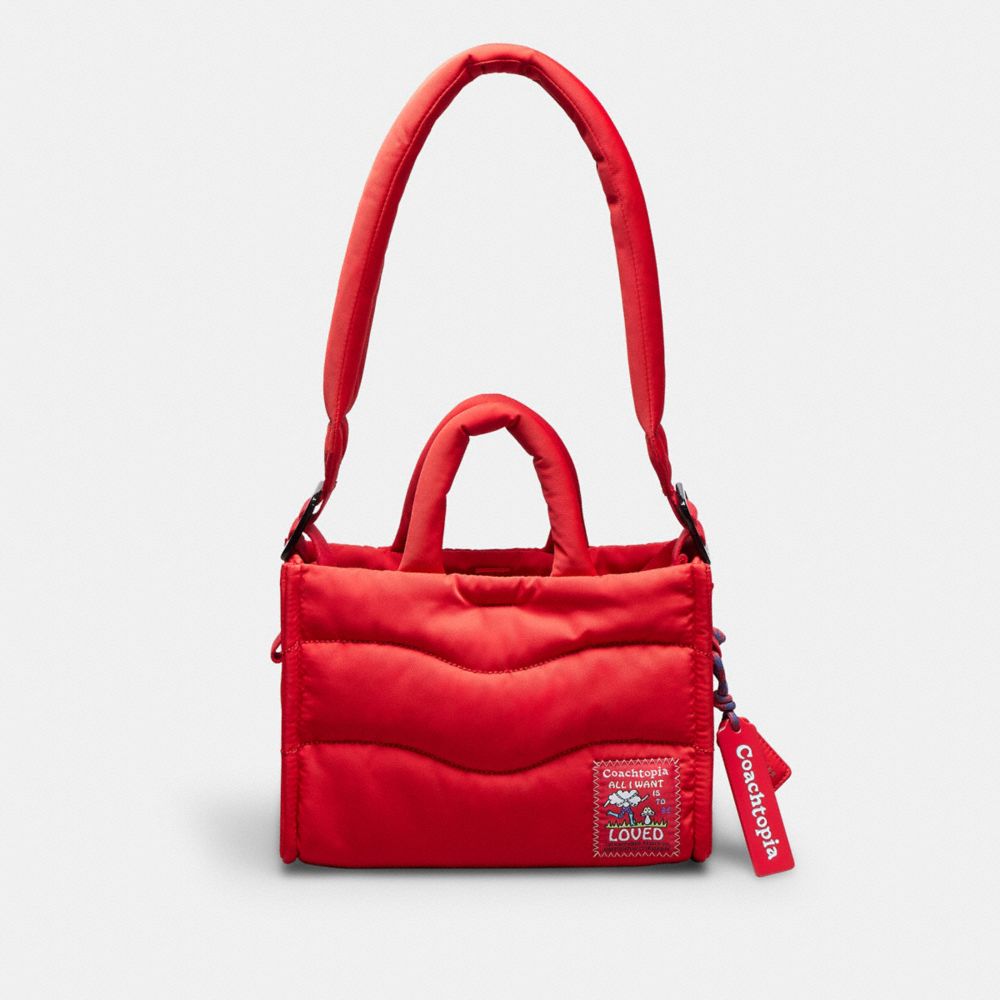 Coach Coachtopia Loop Mini Tote Rosebud Red