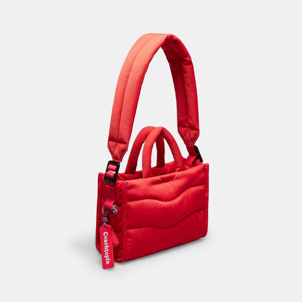 Coach Coachtopia Loop Mini Tote Rosebud Red