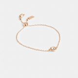 Coach Halo Tea Rose Slider Bracelet Rose Gold