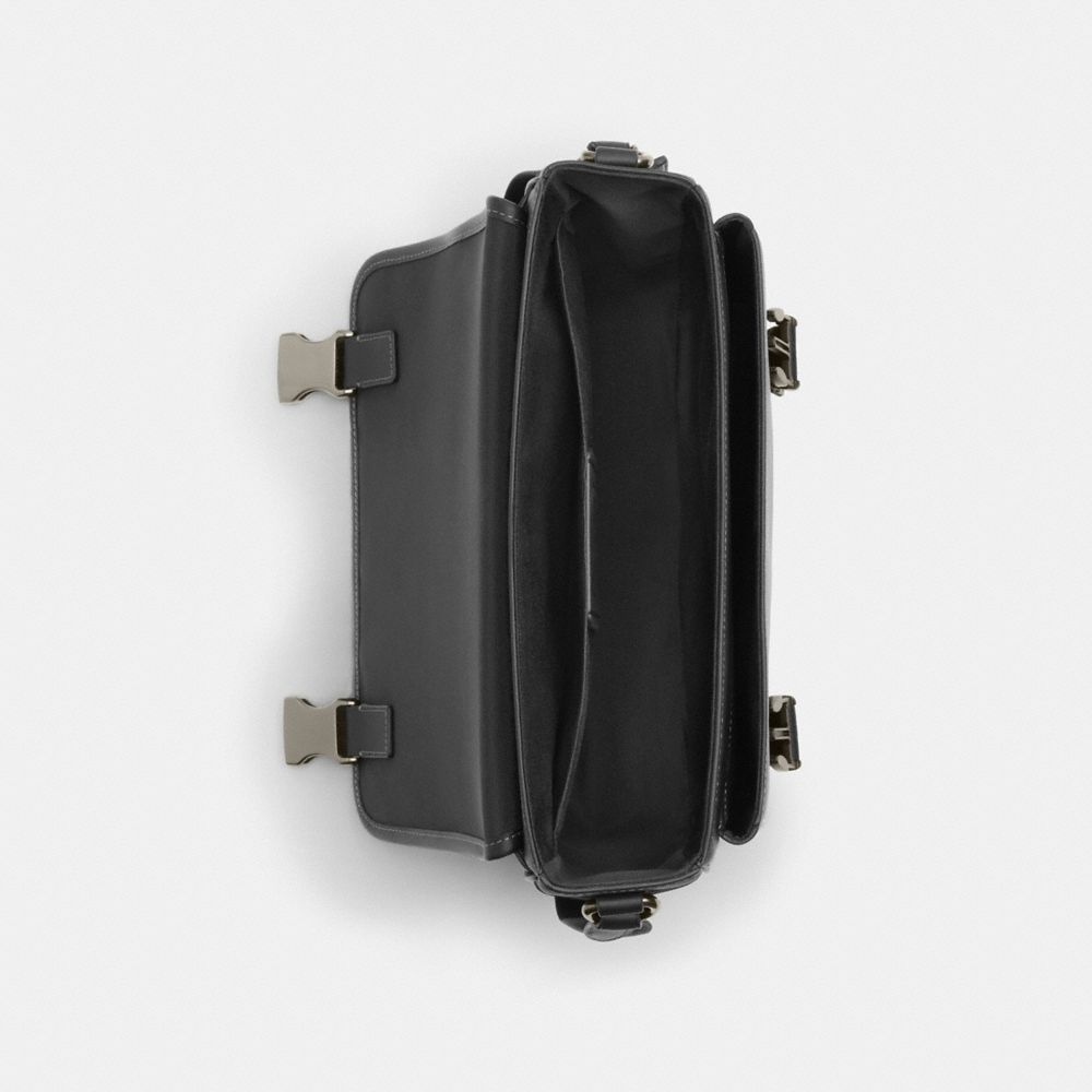 Coach Racer Messenger Bag Gunmetal Black
