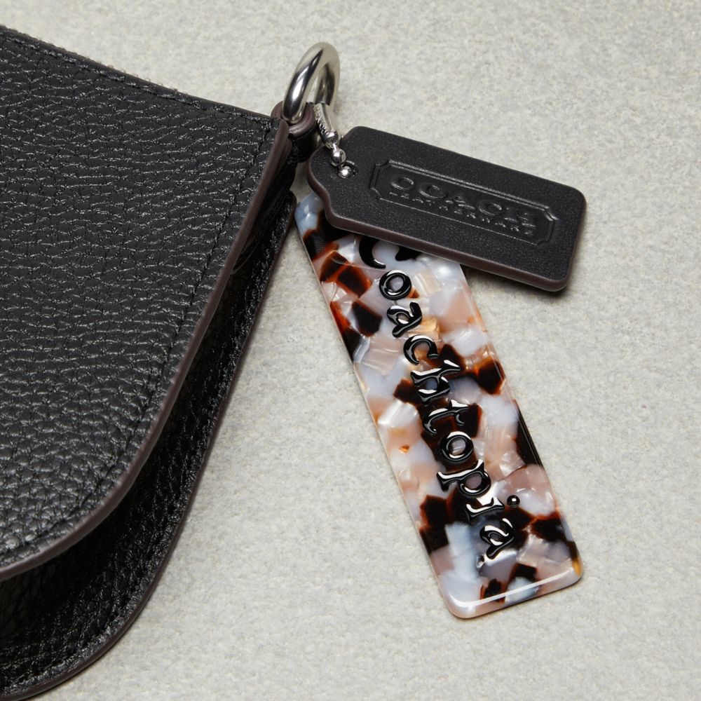 Coach Small Wavy Shoulder Bag In Coachtopia Leather Black