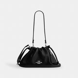 Coach Faye Shoulder Bag Silver Black